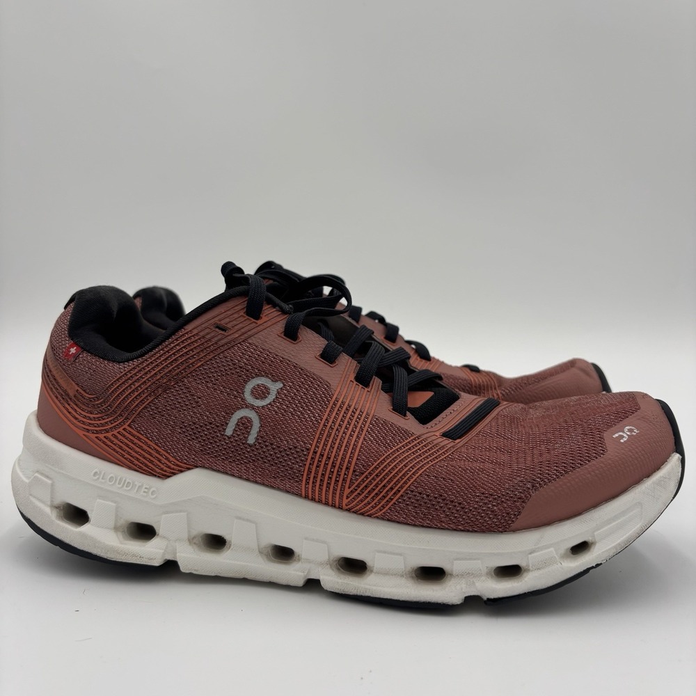 On Running Cloudgo Running Shoes Women's 9.5 Rust Orange Sneakers *See Photos